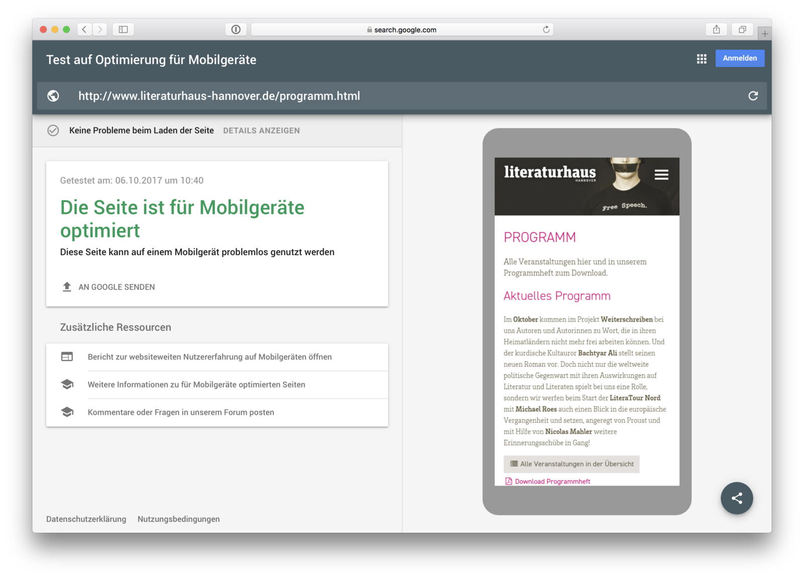 Responsive Webdesign Test